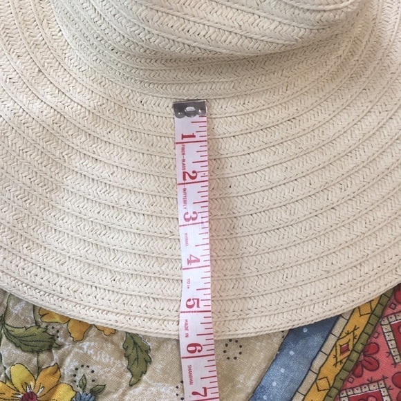 Silence + Noise UO Straw Wide Brim Floppy Hat P/5/A888 - Picture 8 of 9